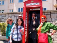 English phone booth in Gibraltar